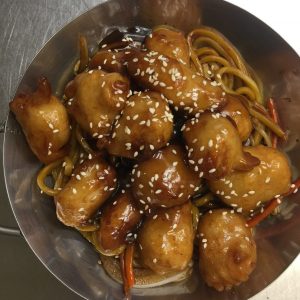 Honey Chicken Noodles