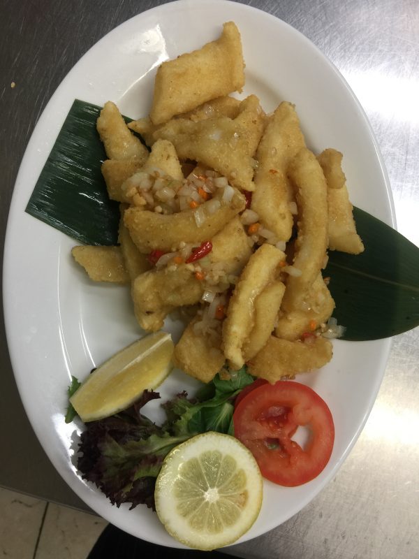 Deep Fried Spicy Salt & Pepper Calamari