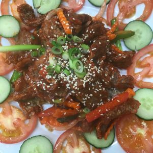 Crispy Rainbow Beef