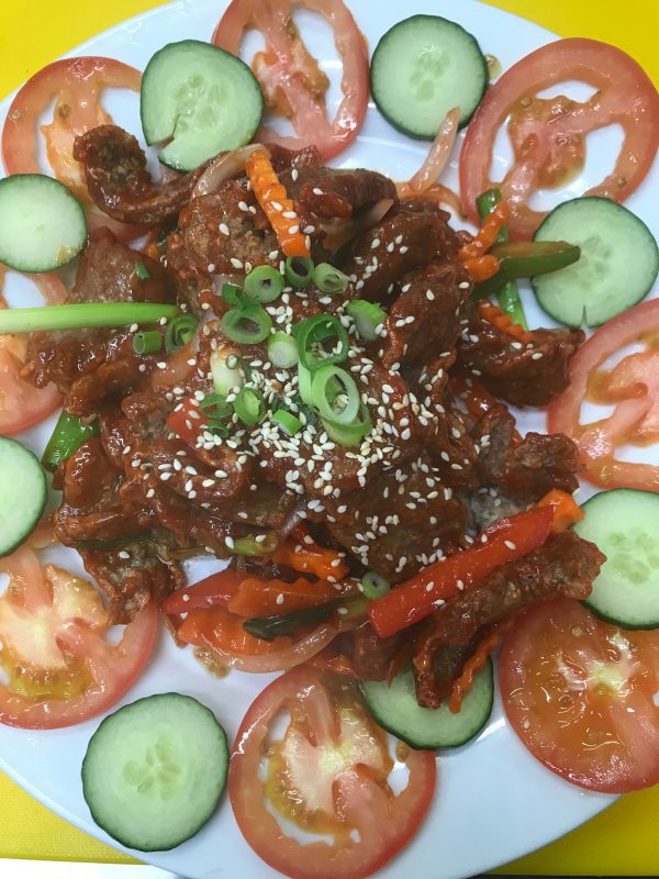 Crispy Rainbow Beef