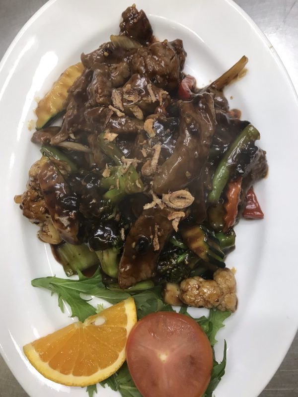 Beef in Black Bean Sauce